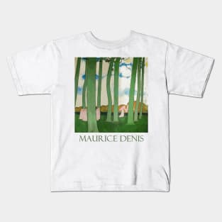 Landscape with Green Trees by Maurice Denis Kids T-Shirt